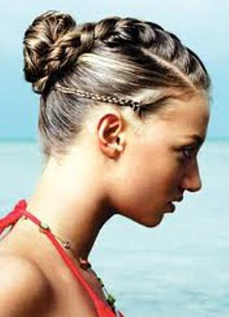 French Braids Hairstyles updo braid hairstyles